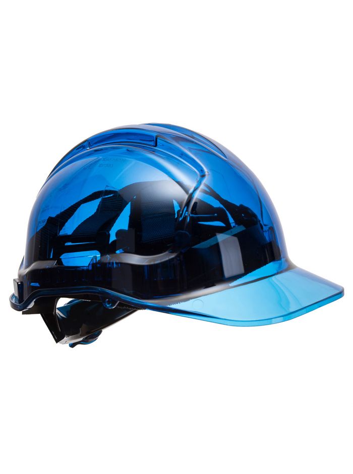 Peak View Plus Ratchet Hard Hat - Non Vented, , U, Blue