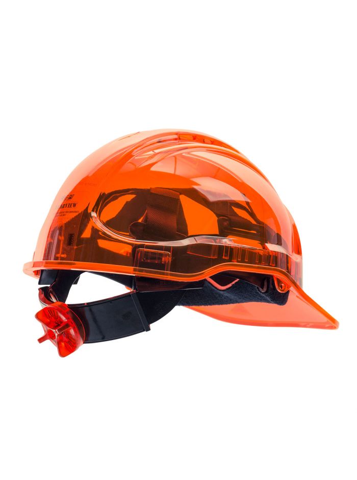 Peak View Ratchet Hard Hat Vented, , R, Orange
