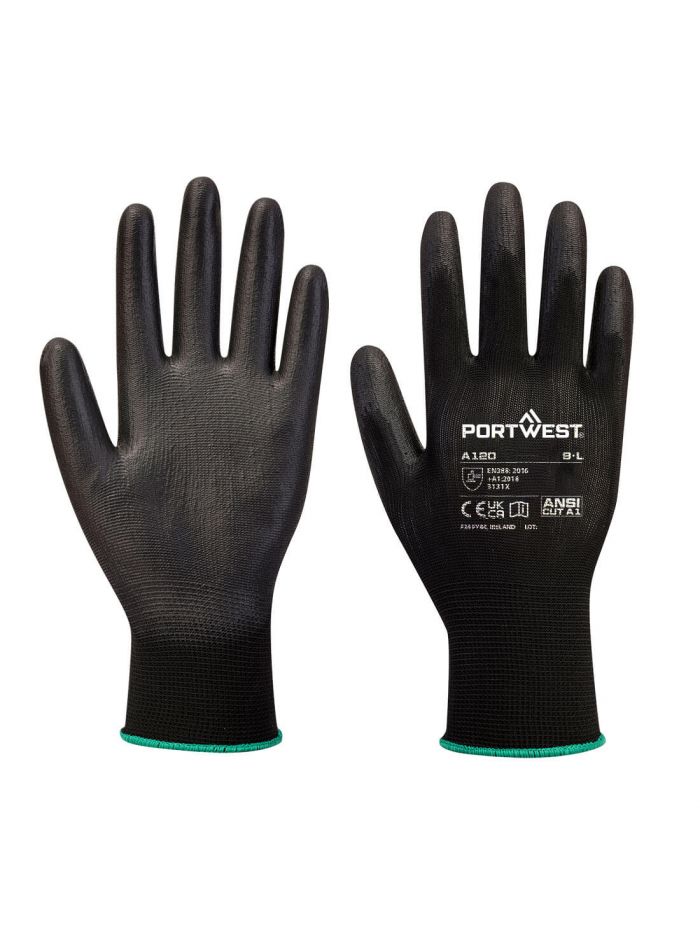 PU Palm Glove, L, R, Black